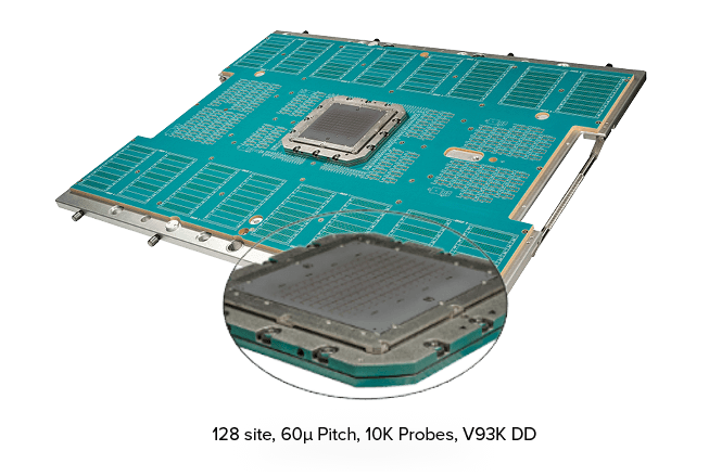 Kepler vertical probe card testing